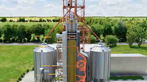 机械化粮仓的运作