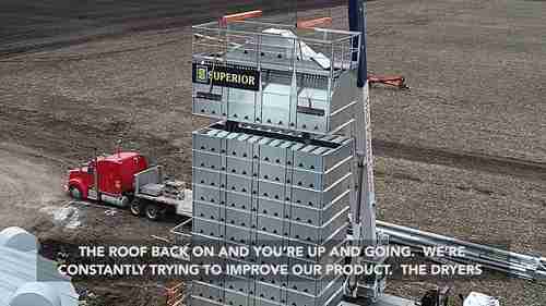 混流式谷物干燥机