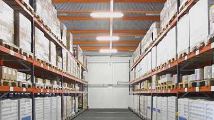 仓库的温度测绘