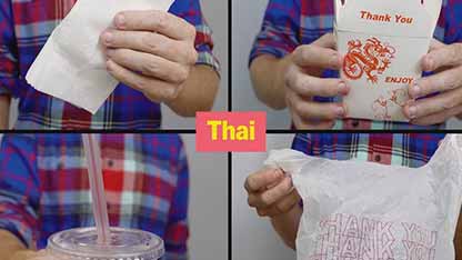 过度包装的外卖