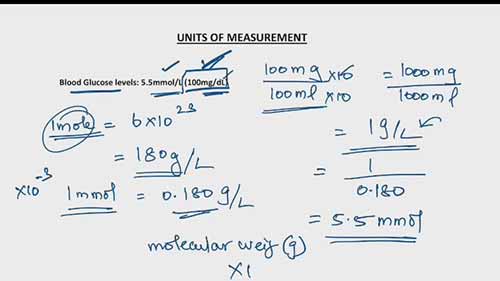 医学生理学中的计量单位