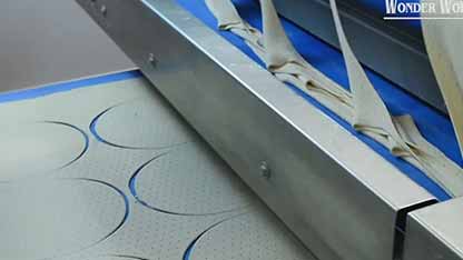 披萨加工和包装