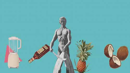 简史：椰林飘香鸡尾酒