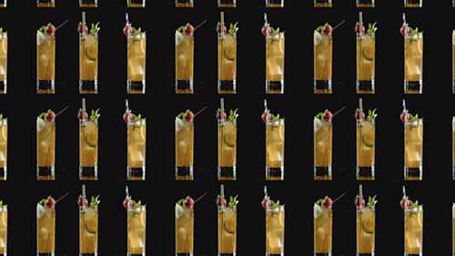 调制皮恩杯鸡尾酒