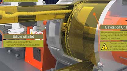 食用油的水力空化