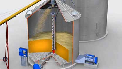 仓内逆流式谷物干燥机