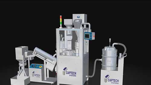 全自动胶囊充填机的工作流程