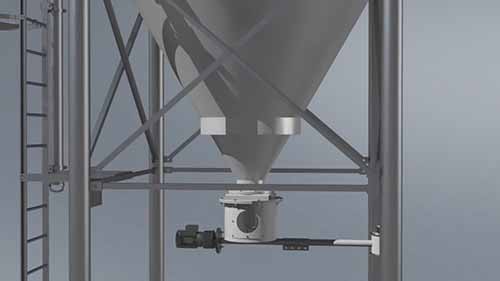 料斗震动器和螺旋给料器