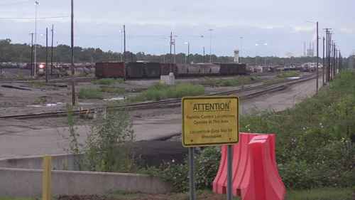 诺福克南方的布罗斯南站场