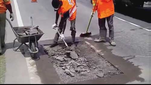 Ultracrete即时路面修复材料