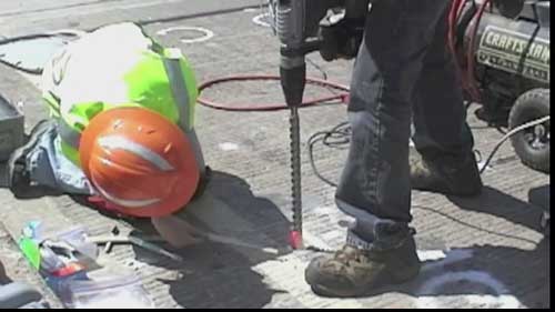 混凝土桥面维护状况测试