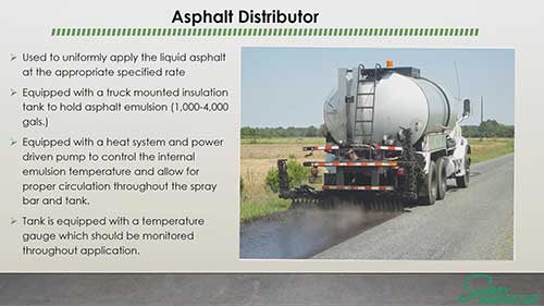 实施碎石封层技术所需机械