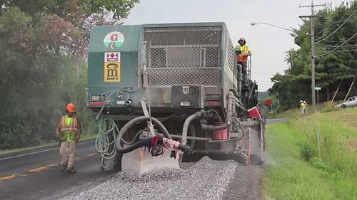 就地冷再生过程