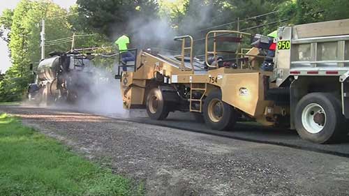 路基修复后的碎石封层