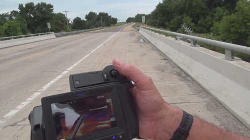 红外照相机在桥面检测的应用