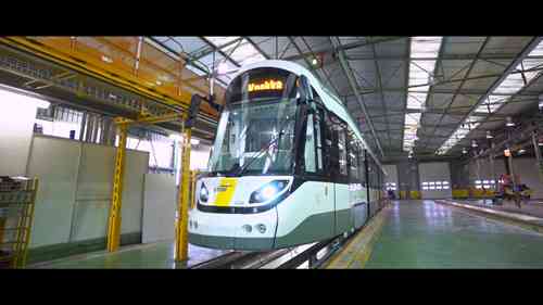 比利时德莱恩的新Urbos有轨电车