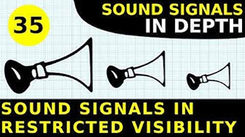 《声响和灯光信号》35 能见度不良时使用的声号