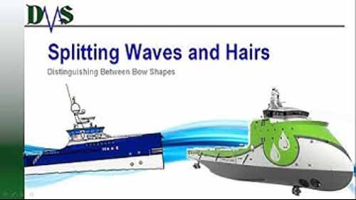 比较X船首、斧形船首等