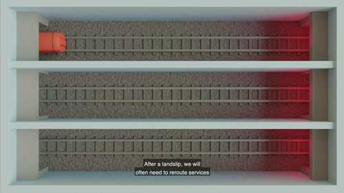 晚点解释：山体滑坡