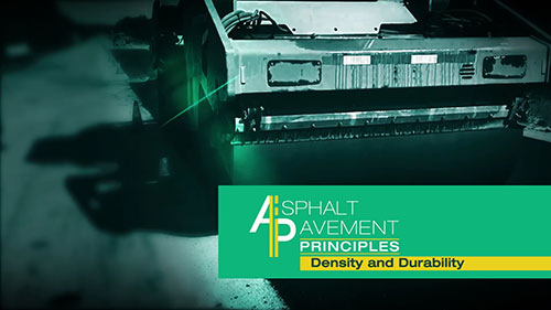 沥青铺装原则：密度和耐久性