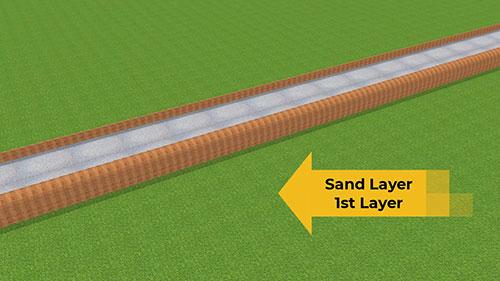碾压混凝土道路施工过程