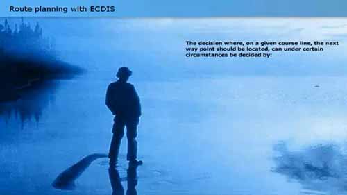 使用ECDIS进行路线规划