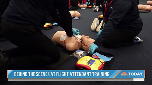 空乘人员培训的幕后