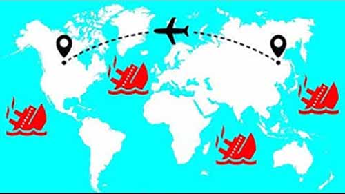 为何飞行地图会显示沉船事件