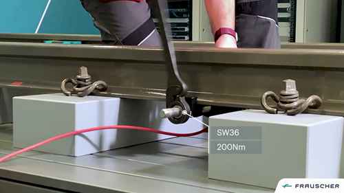 Frauscher RSR180型车轮传感器的简单安装