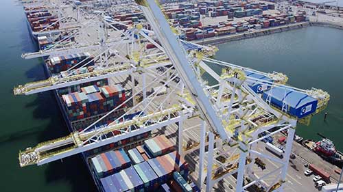 GCT Deltaport多式联运堆场重构