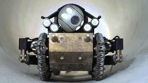 履带式管道巡检机器人