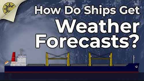 船舶如何获得天气预报