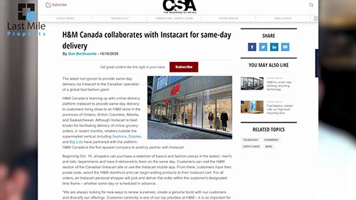 为什么零售商投资即日达？