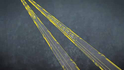 阿尔卑斯山下的巨型隧道