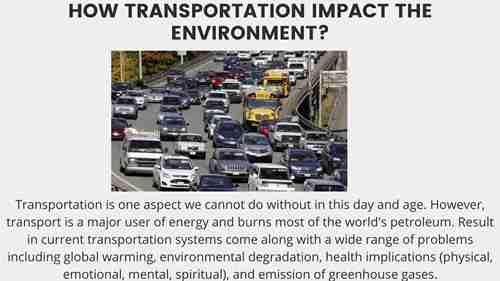 绿色交通及其重要性