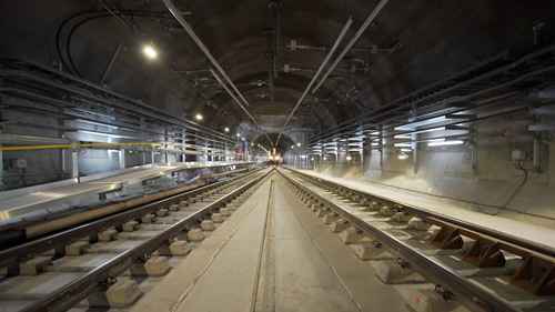 伊丽莎白线列车测试