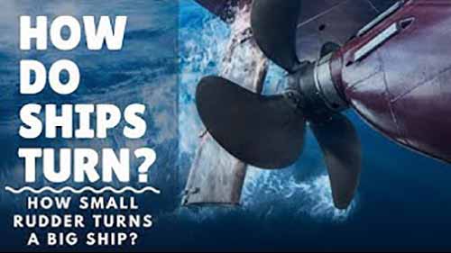 船在水中如何转弯