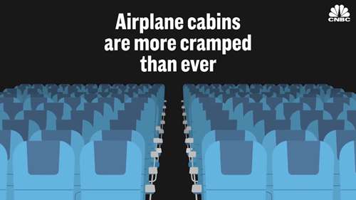 飞机座位真的在缩小