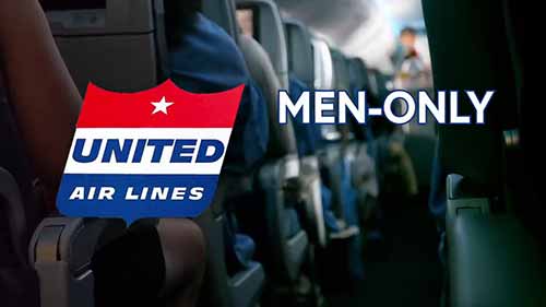 美联航的男士专机