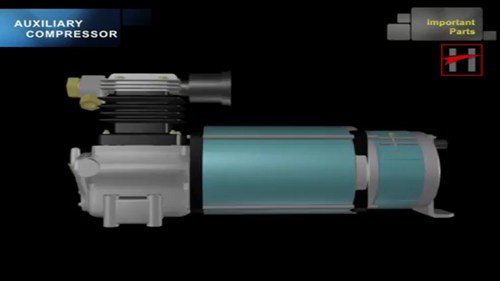 地铁制动系统的工作原理：辅助压缩机