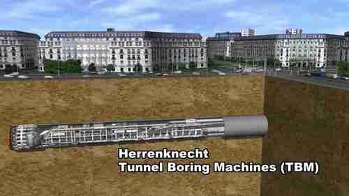 地铁隧道施工顺序