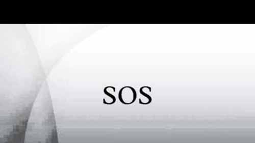 紧急求救信号SOS