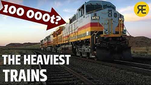 全世界惊人的重型火车