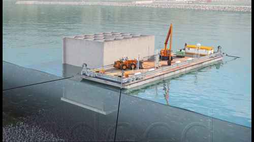 沙奎港扩建工程动画