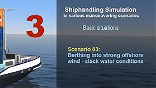 船舶操作 3在强风中靠泊狭窄水域