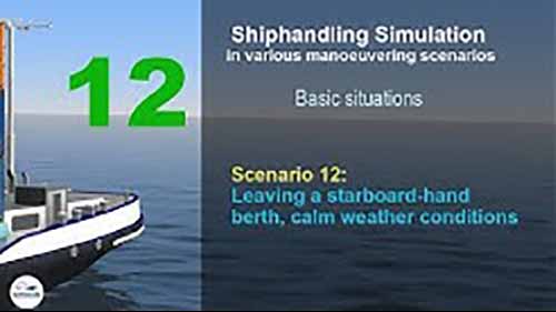 船舶操作 12在风平浪静时离开右舷泊位