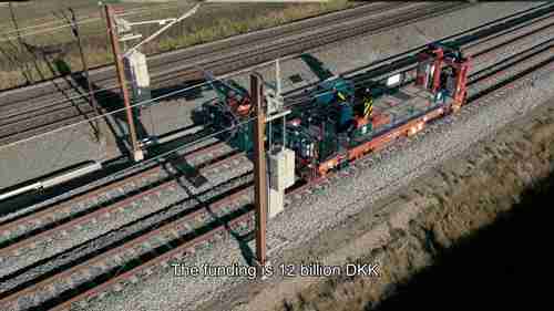 丹麦铁路创新的架空接触网系统