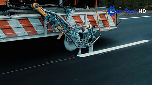 世界一流的现代道路标线机