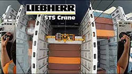 如何操作STS门式起重机操纵杆实况