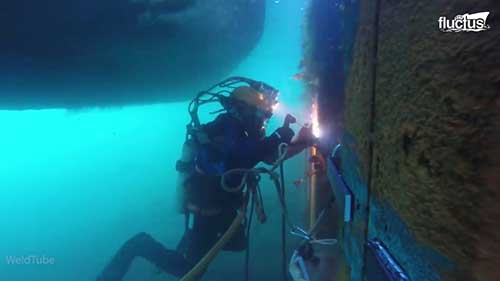 水下焊接受损船舶的极端工艺
